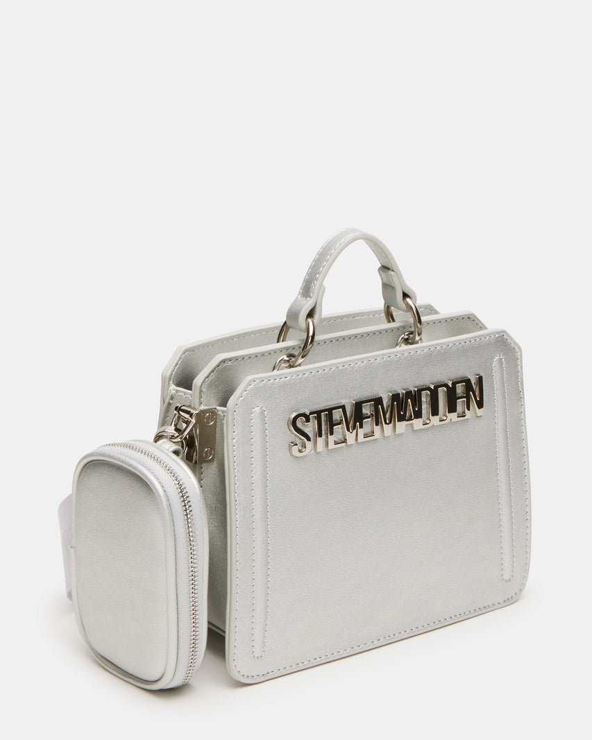 Cartera Bevelymm Plateada