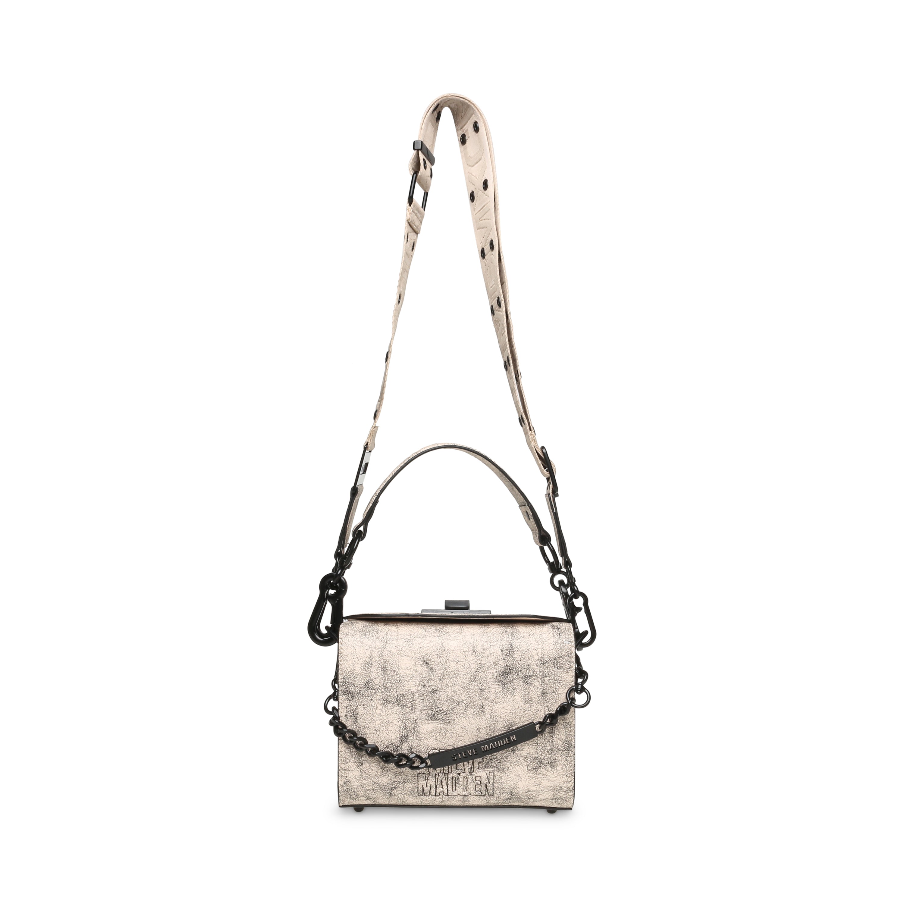 Cartera Bnoya-B Negra Con Blanco