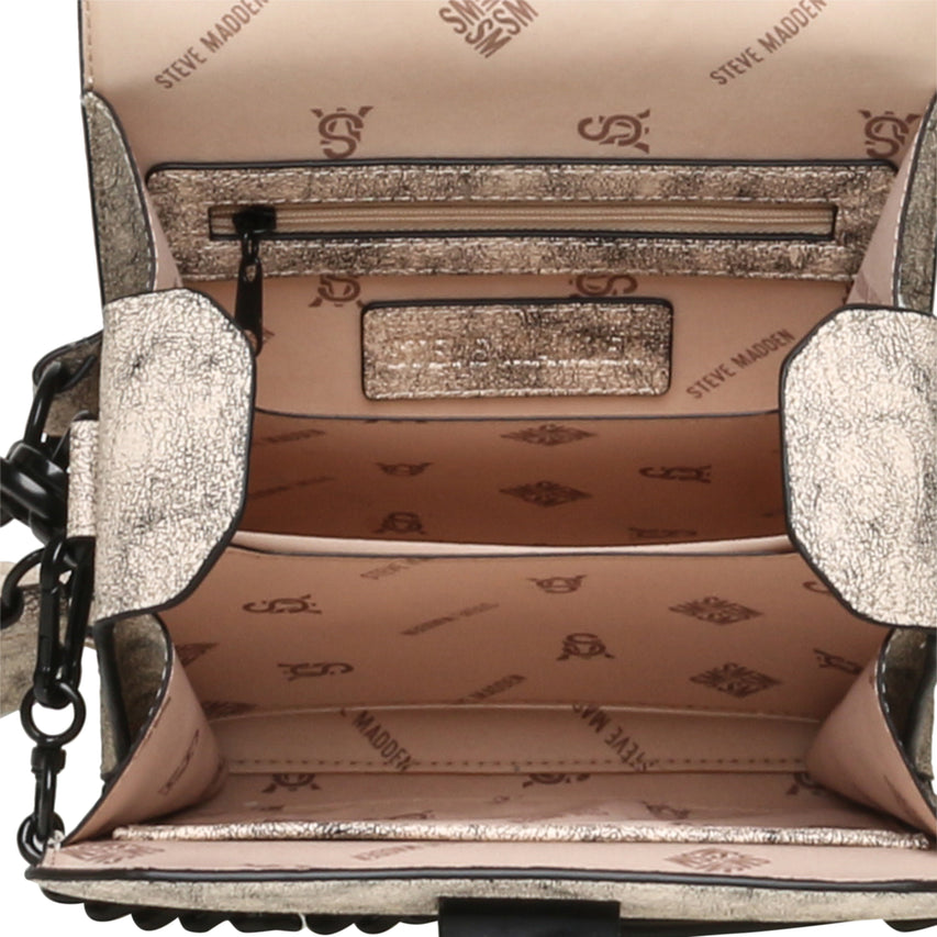 Cartera Bnoya-B Negra Con Blanco