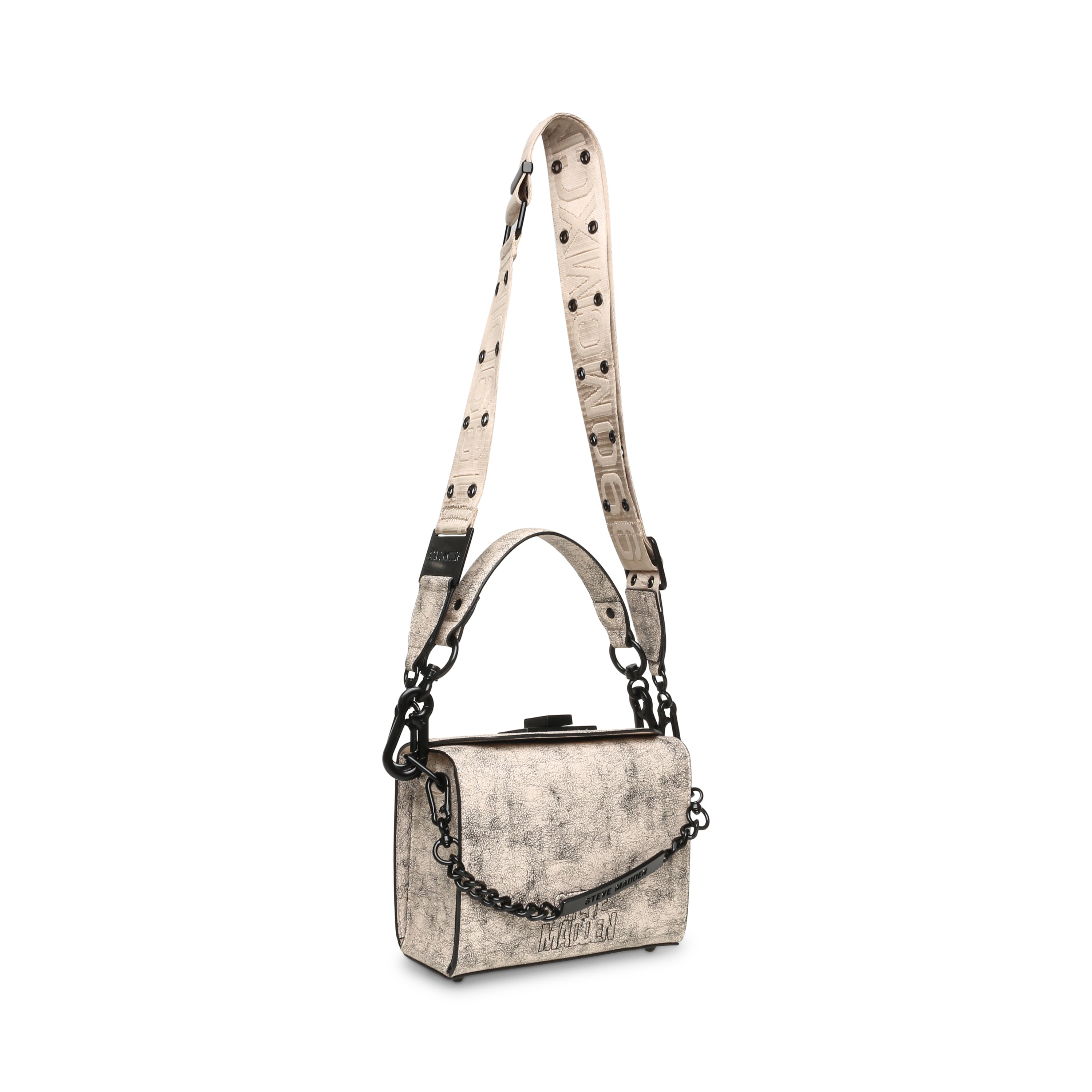 Cartera Bnoya-B Negra Con Blanco