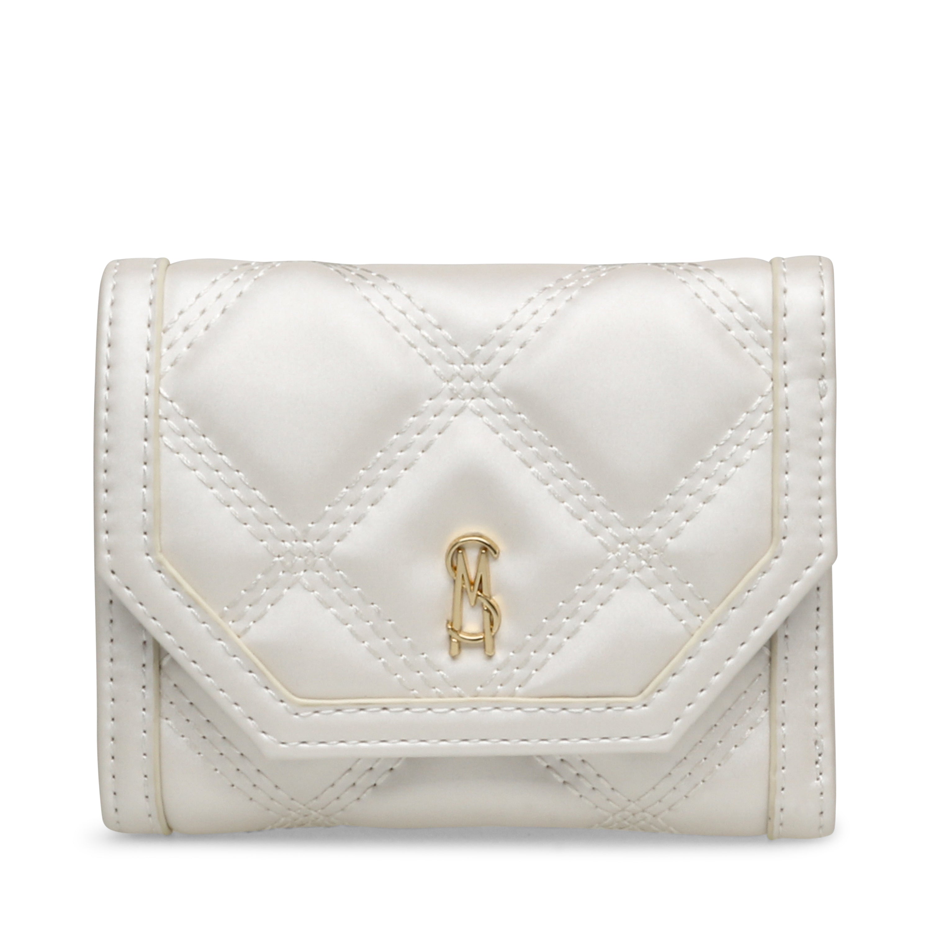 Cartera Bpaxs Crema con Dorado