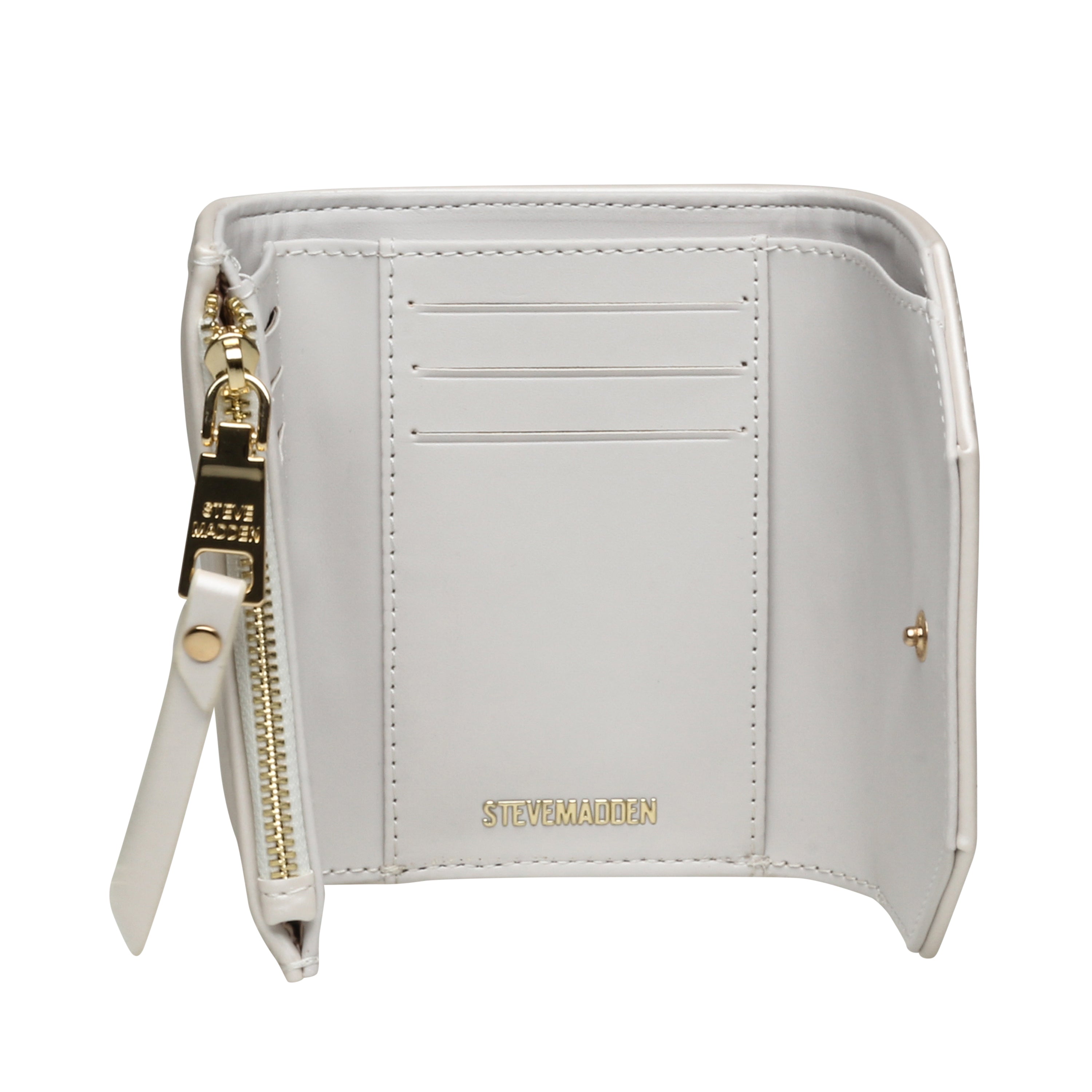 Cartera Bpaxs Crema con Dorado