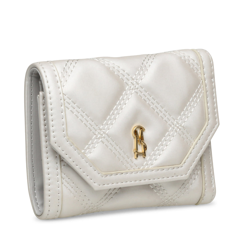 Cartera Bpaxs Crema con Dorado