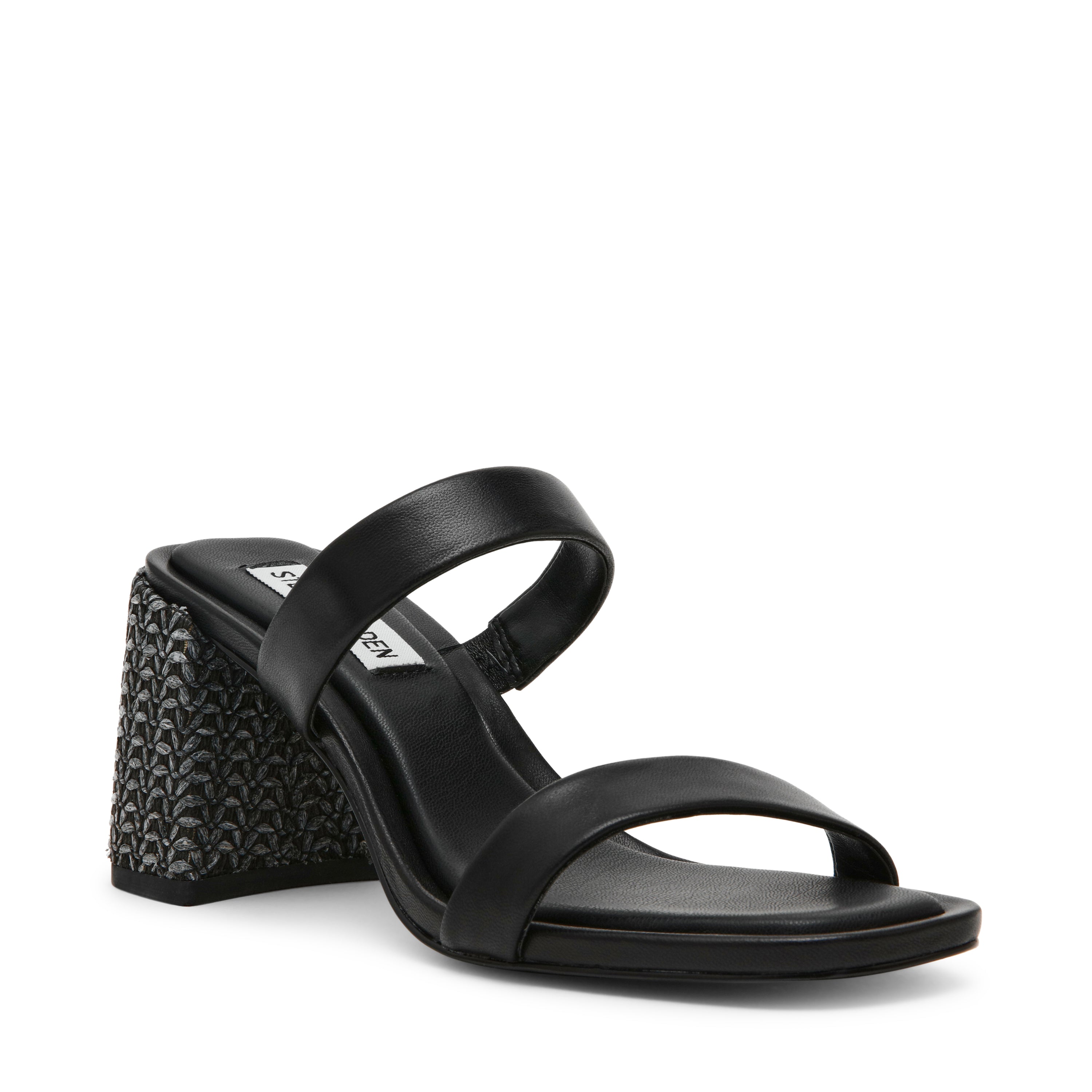 Sandalias de tacón A-Ok negras