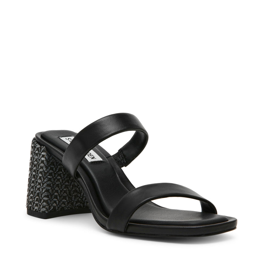 Sandalias de tacón A-Ok negras