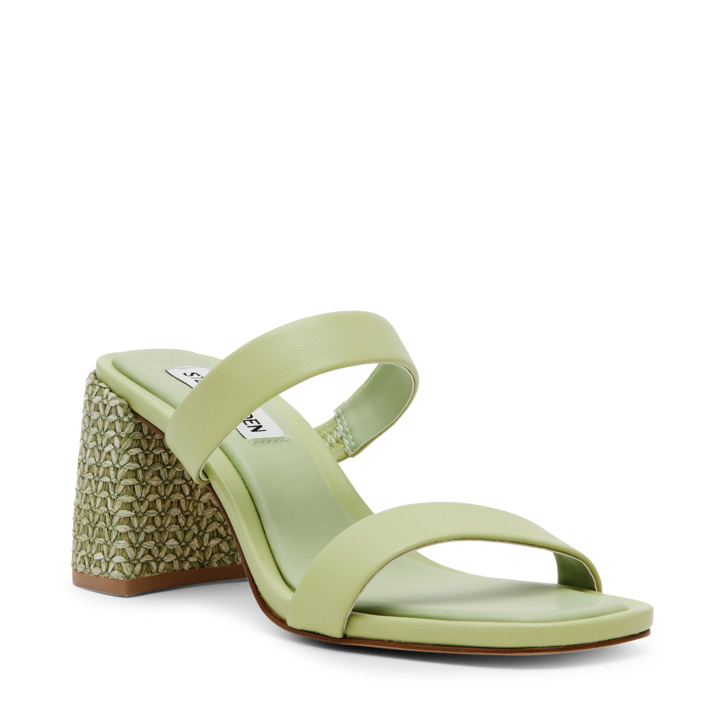 Sandalias de tacón A-Ok verdes