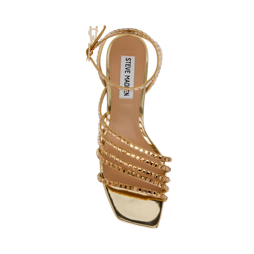 Sandalias de tacón Alarah Doradas - view 6
