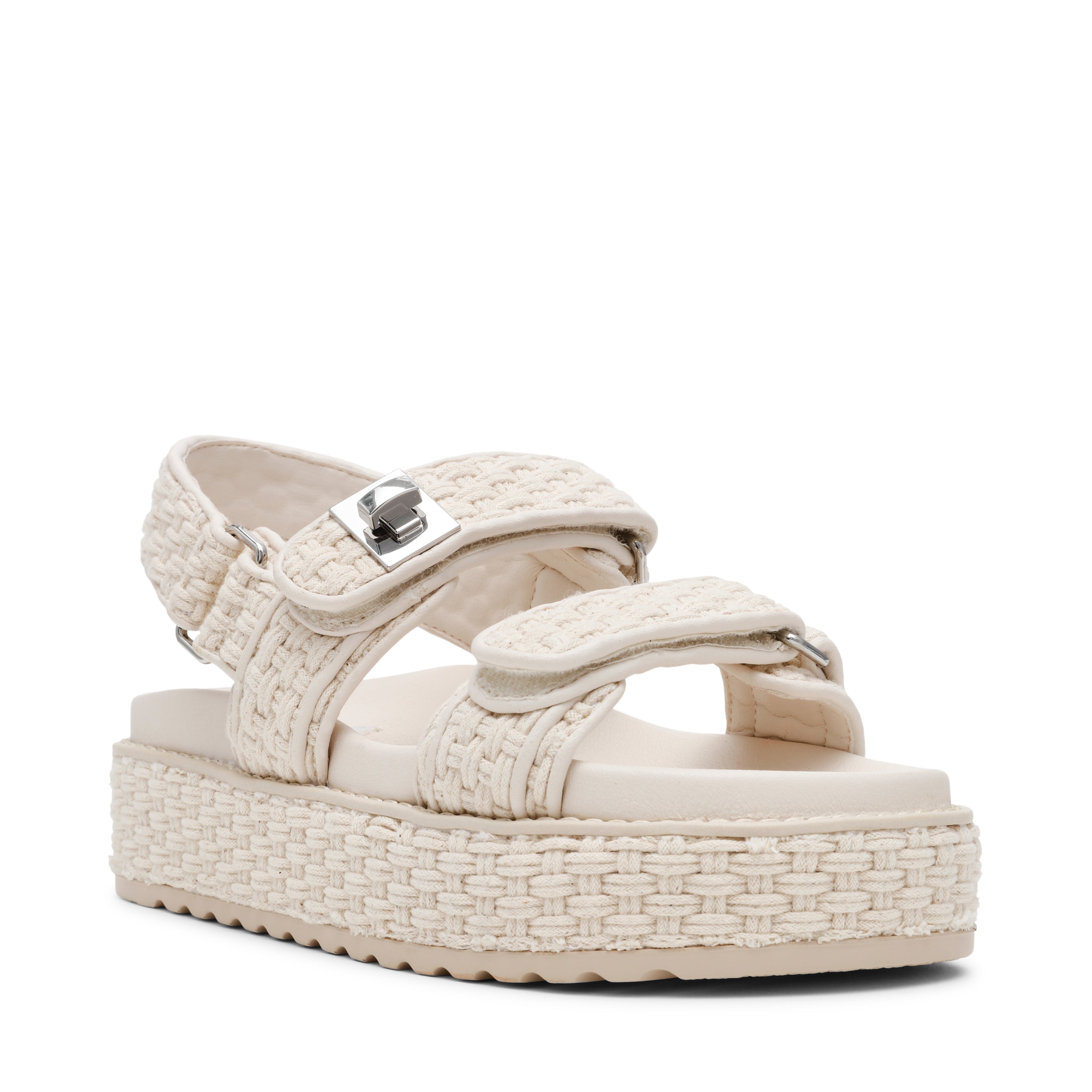 Sandalias planas Bigmona beige claro