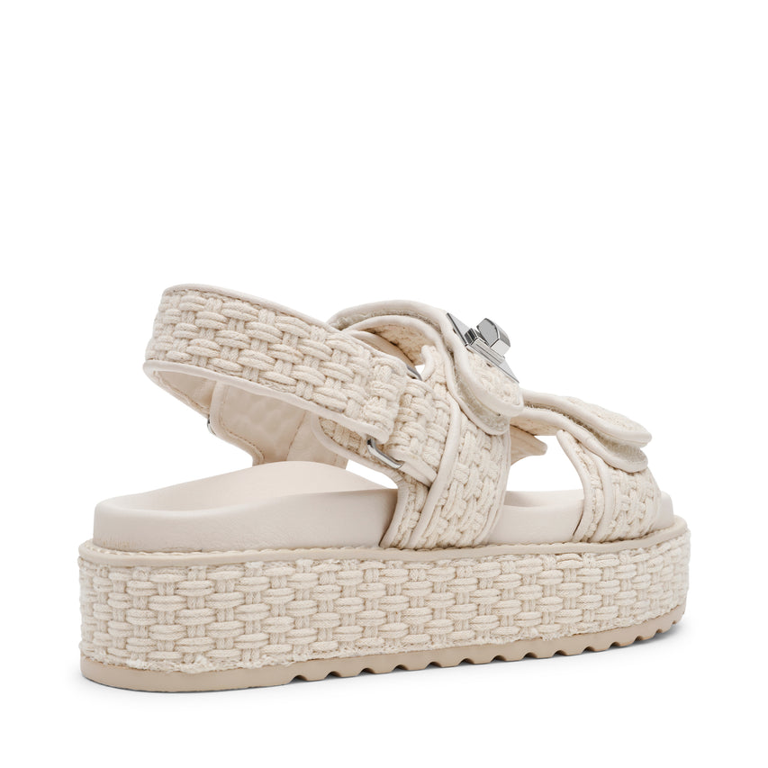 Sandalias planas Bigmona beige claro