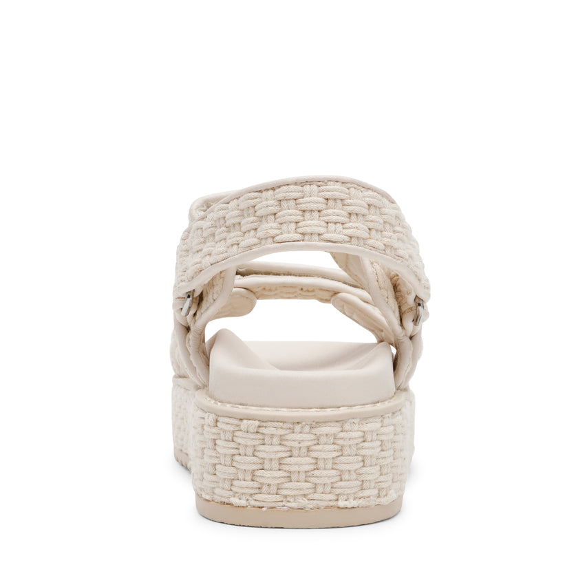 Sandalias planas Bigmona beige claro