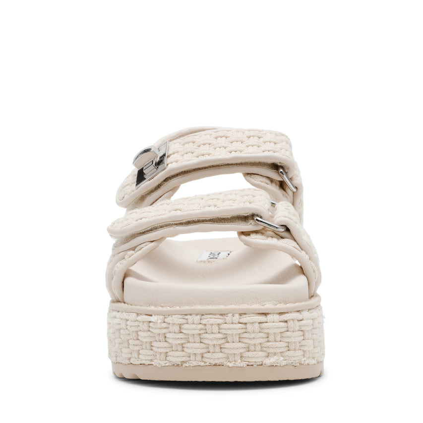 Sandalias planas Bigmona beige claro