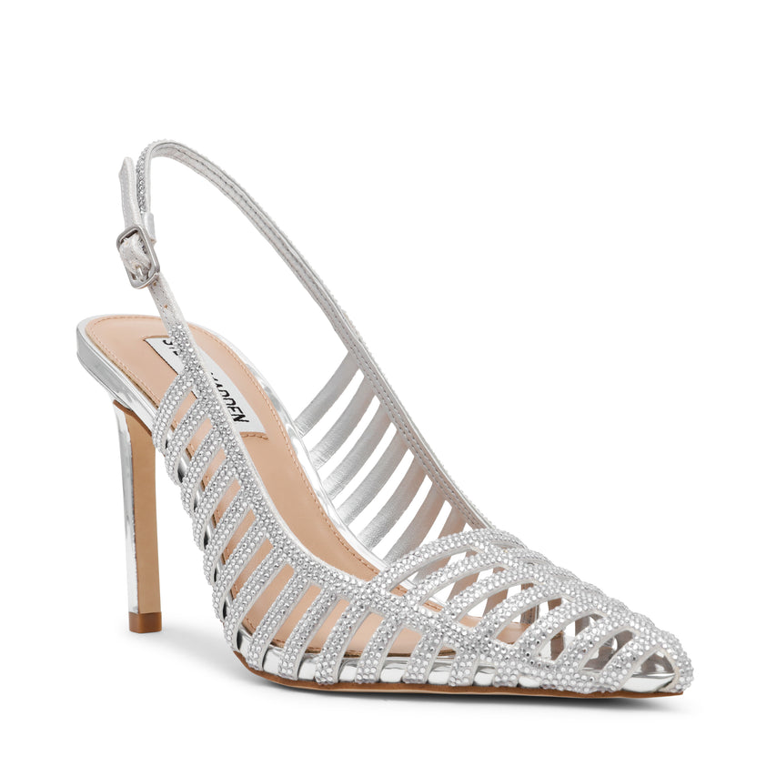 Tacones Stiletto Carleigh Plateados