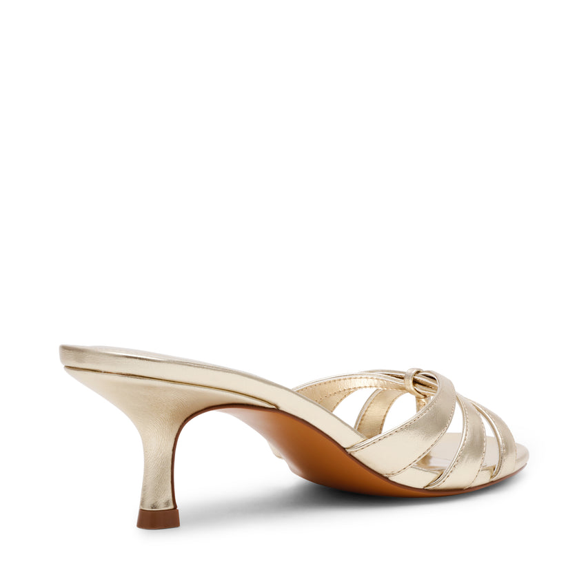 Sandalias de tacón Cary Dorada