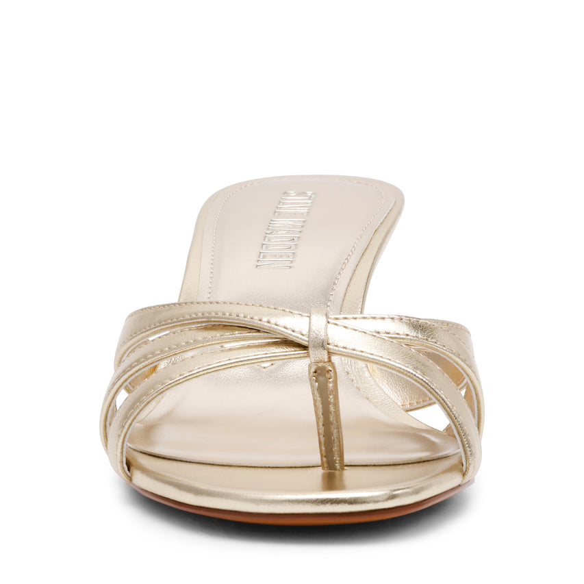 Sandalias de tacón Cary Dorada