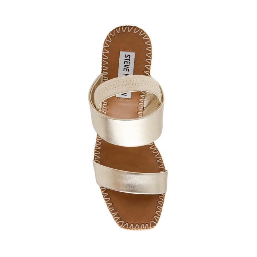 Sandalias de plataforma Contessa Doradas