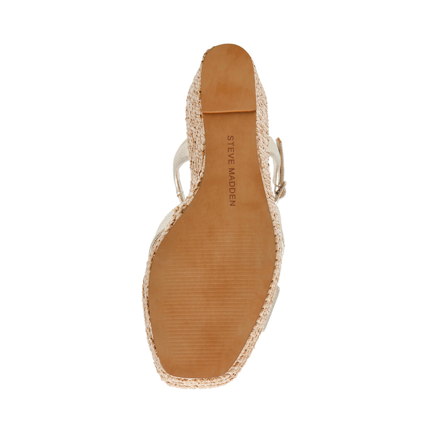 Sandalias de plataforma Cylo Doradas