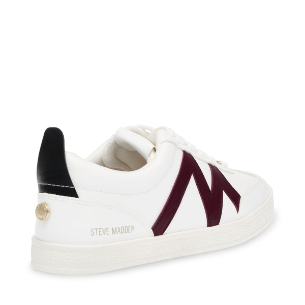 Zapatos Degree Blancos Con Vinotinto