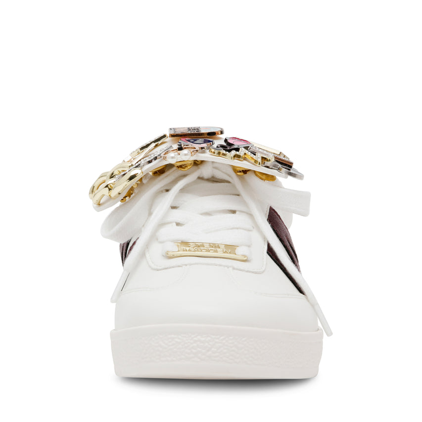 Zapatos Divulge Blanco Vinotinto