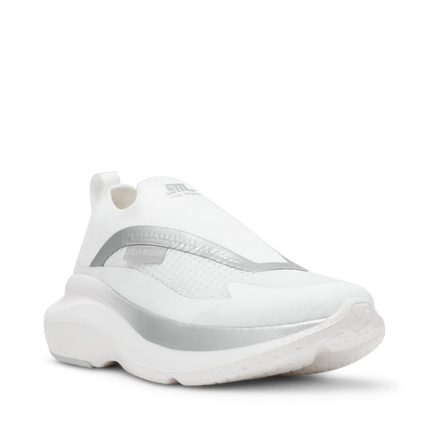 Tenis Elevate 6 Blancos Con Plateado