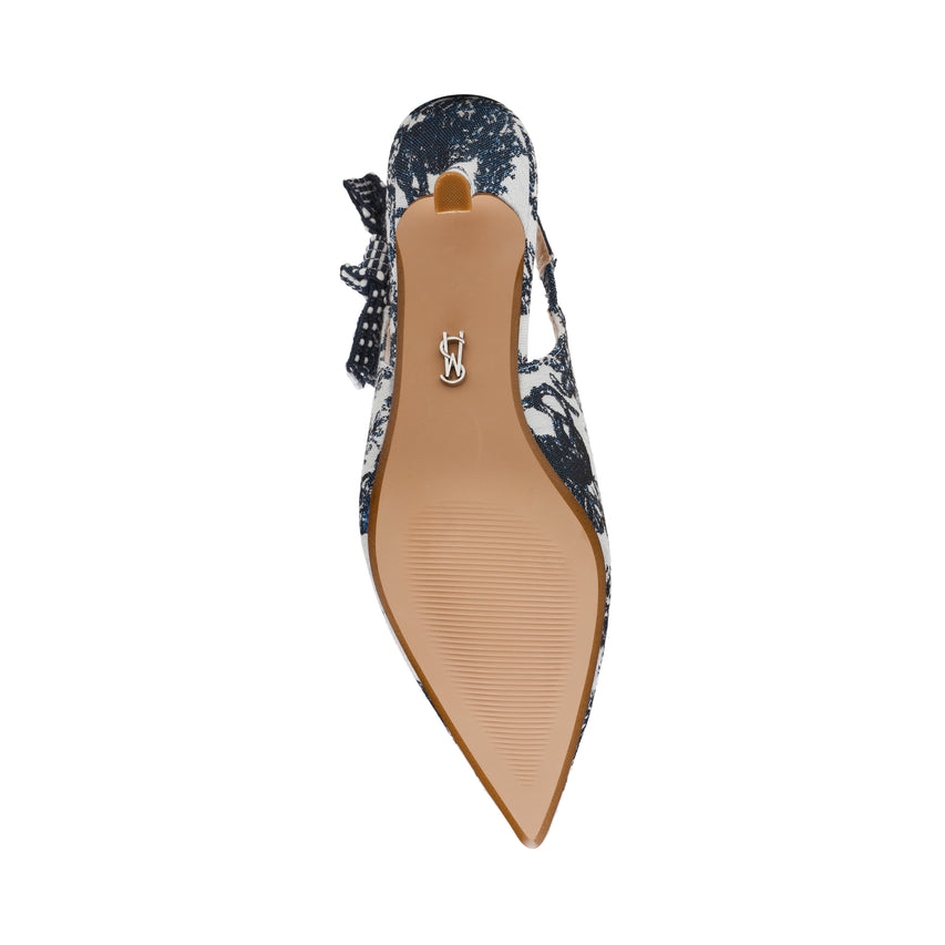 Stiletto Ensemble Azul Con Blanco
