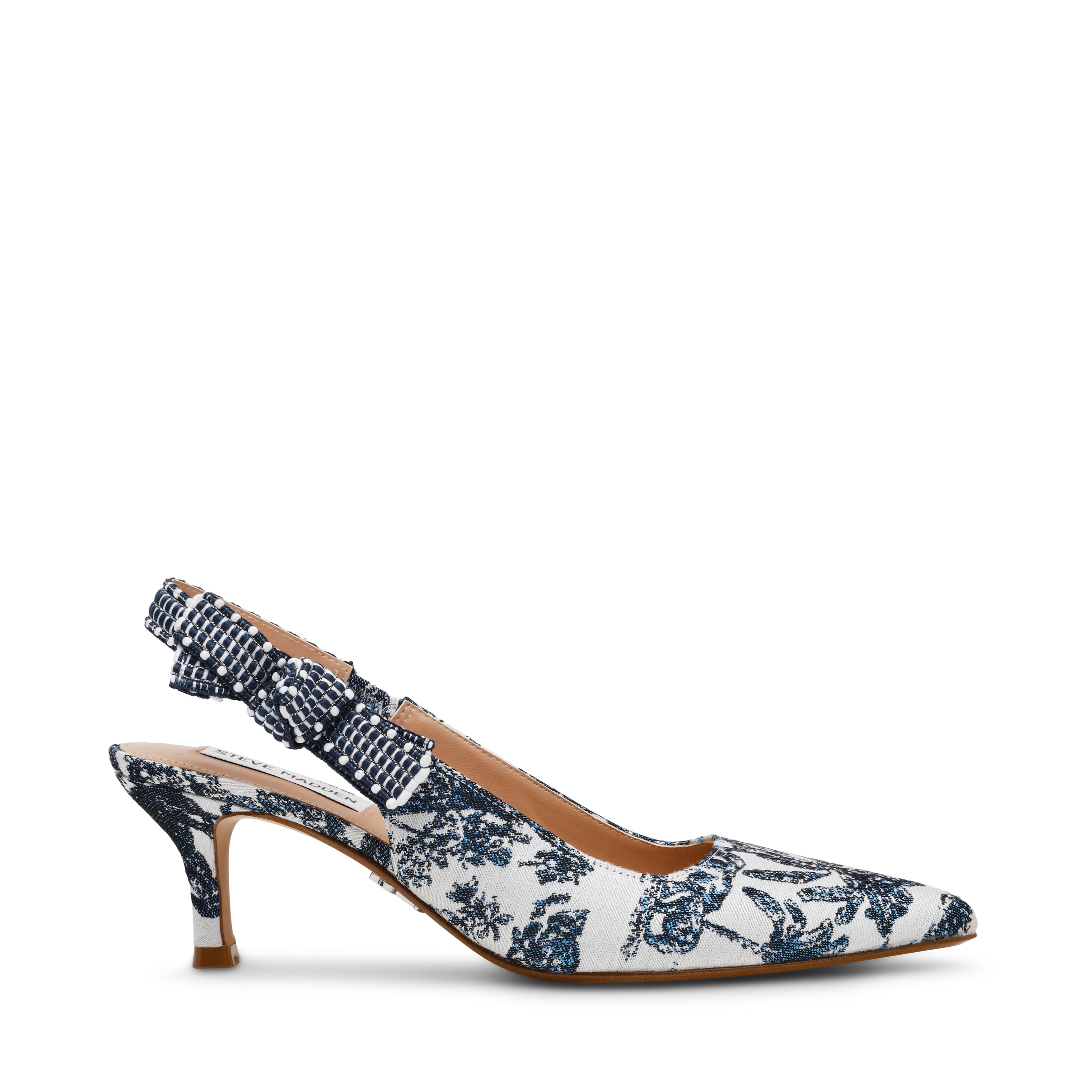 Stiletto Ensemble Azul Con Blanco