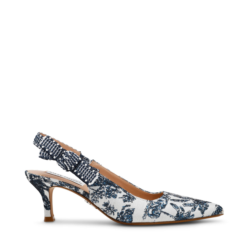Stiletto Ensemble Azul Con Blanco