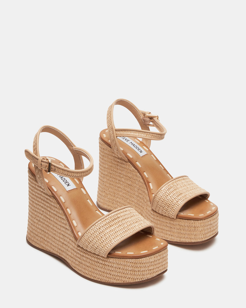 Sandalias de plataforma Haven beige