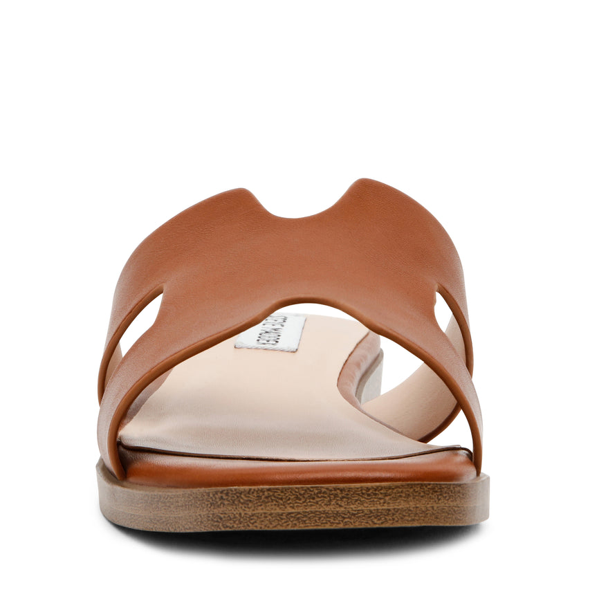 Sandalias planas Hayven Terracota