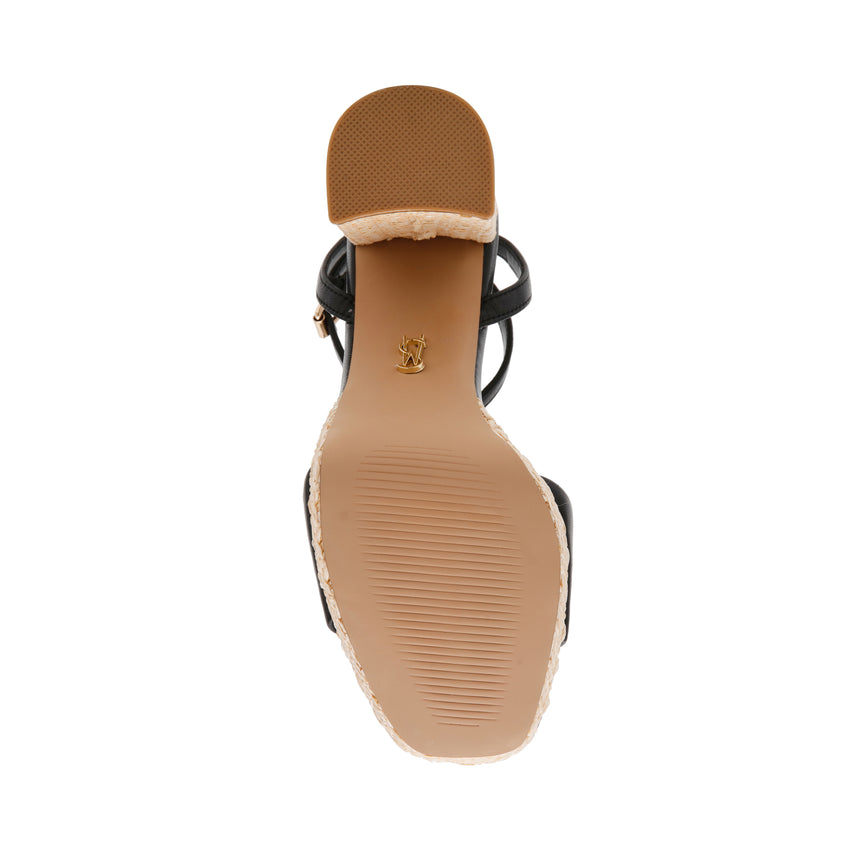 Sandalias De Tacón Leonite Negras
