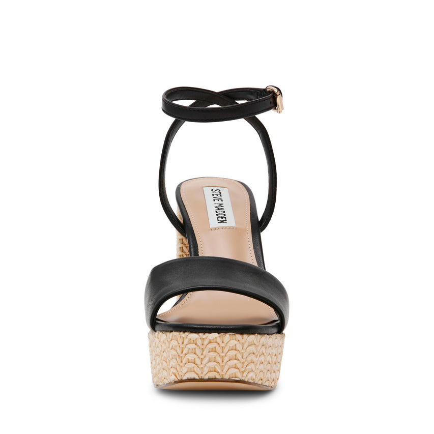 Sandalias De Tacón Leonite Negras