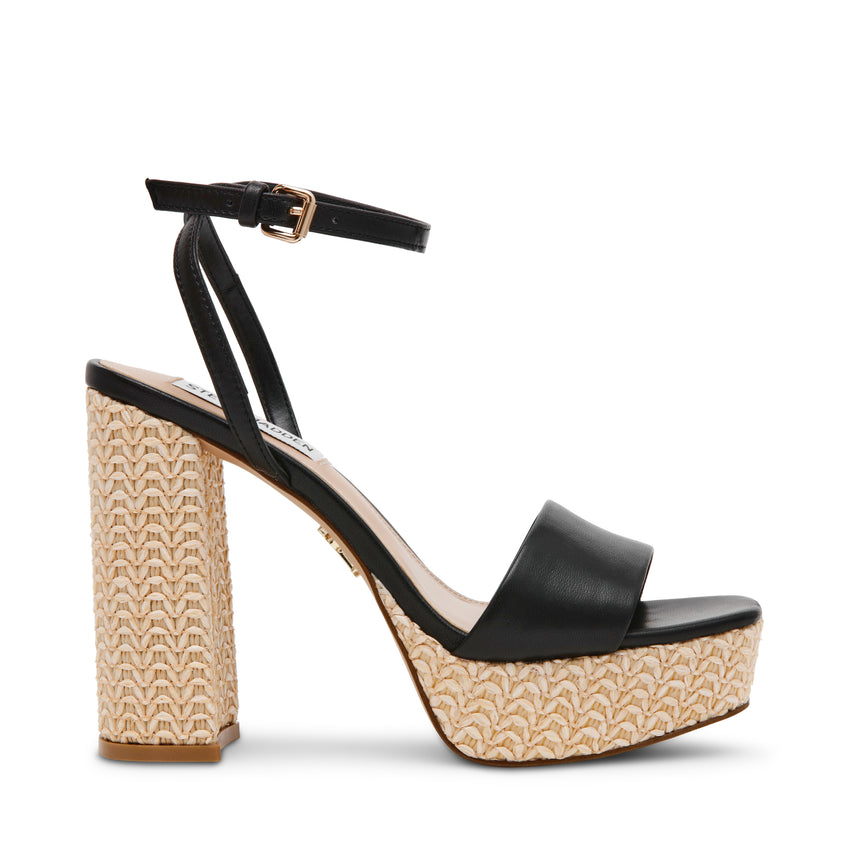 Sandalias De Tacón Leonite Negras