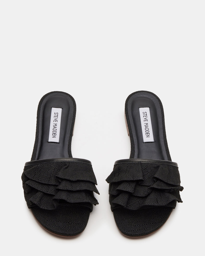 Sandalias Planas Levana Negras