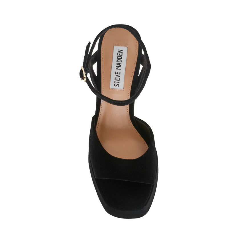 Sandalias de tacón Miliana Negras