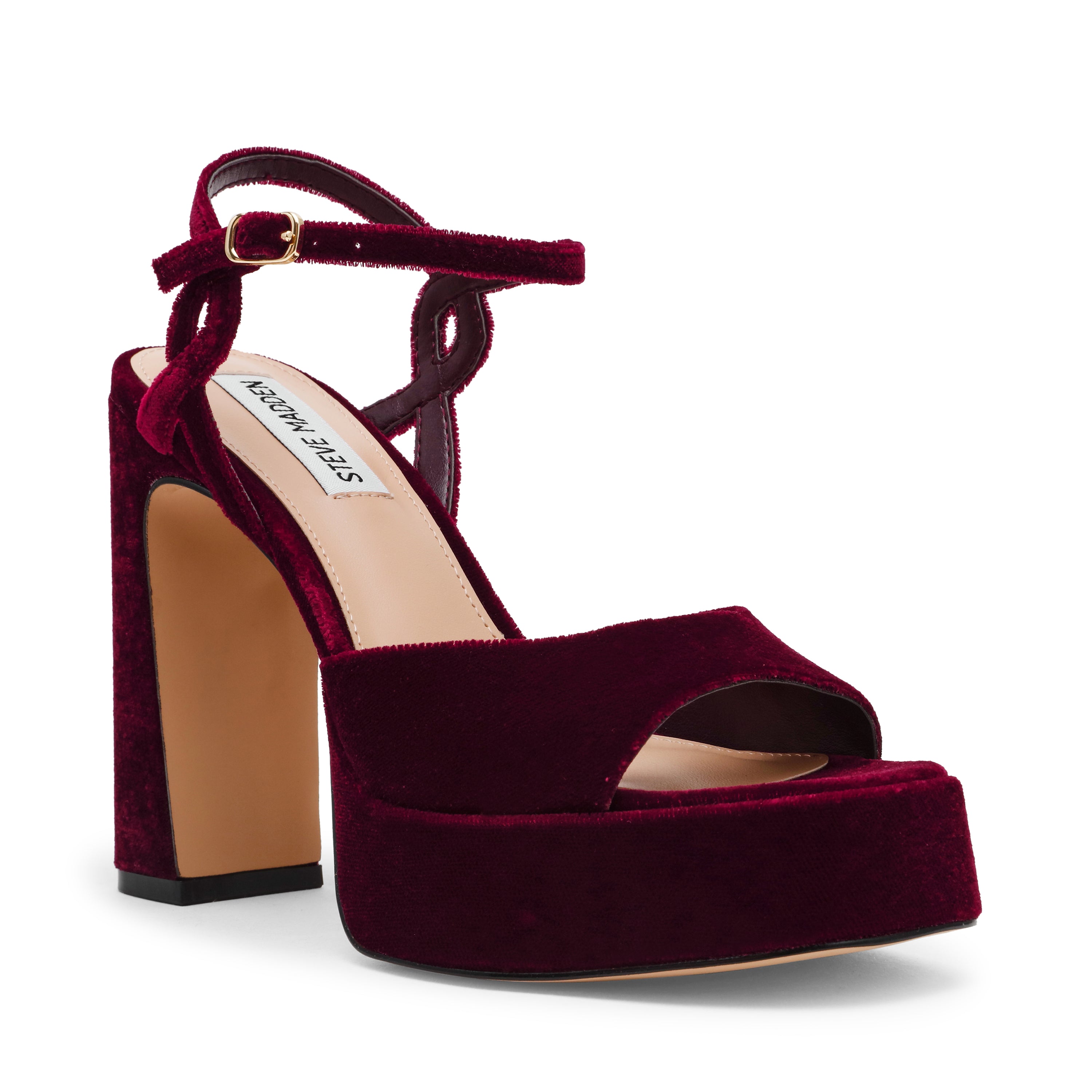 Sandalias de tacón Miliana Vinotinto