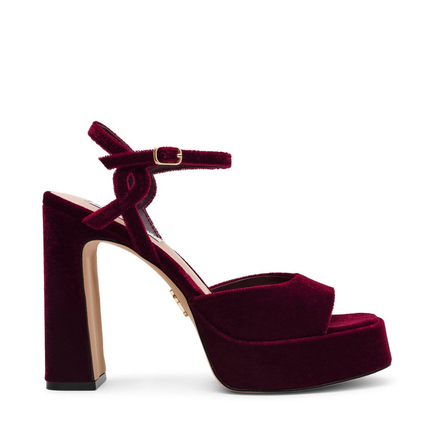 Sandalias de tacón Miliana Vinotinto