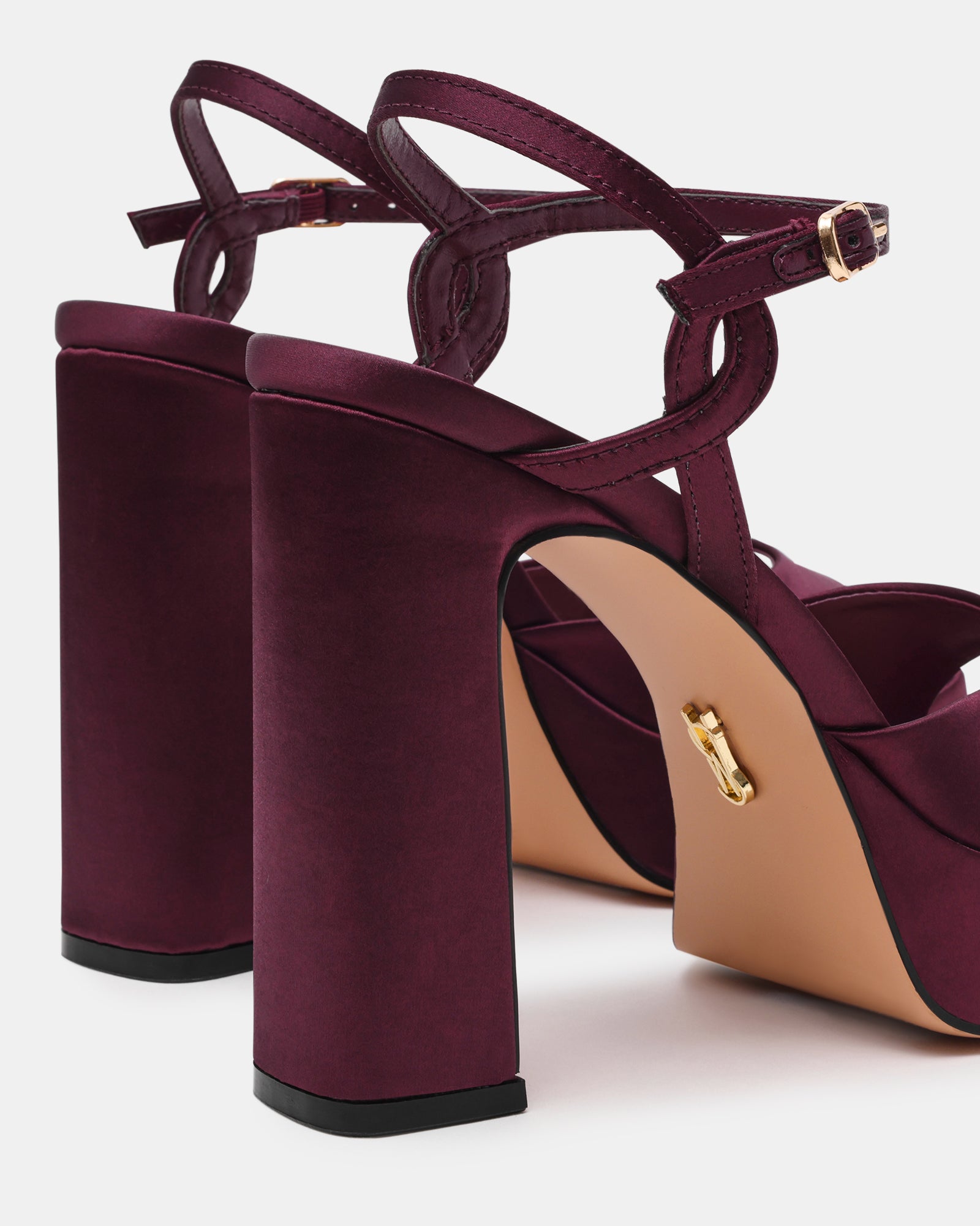 Sandalias de tacón Miliana Vinotinto
