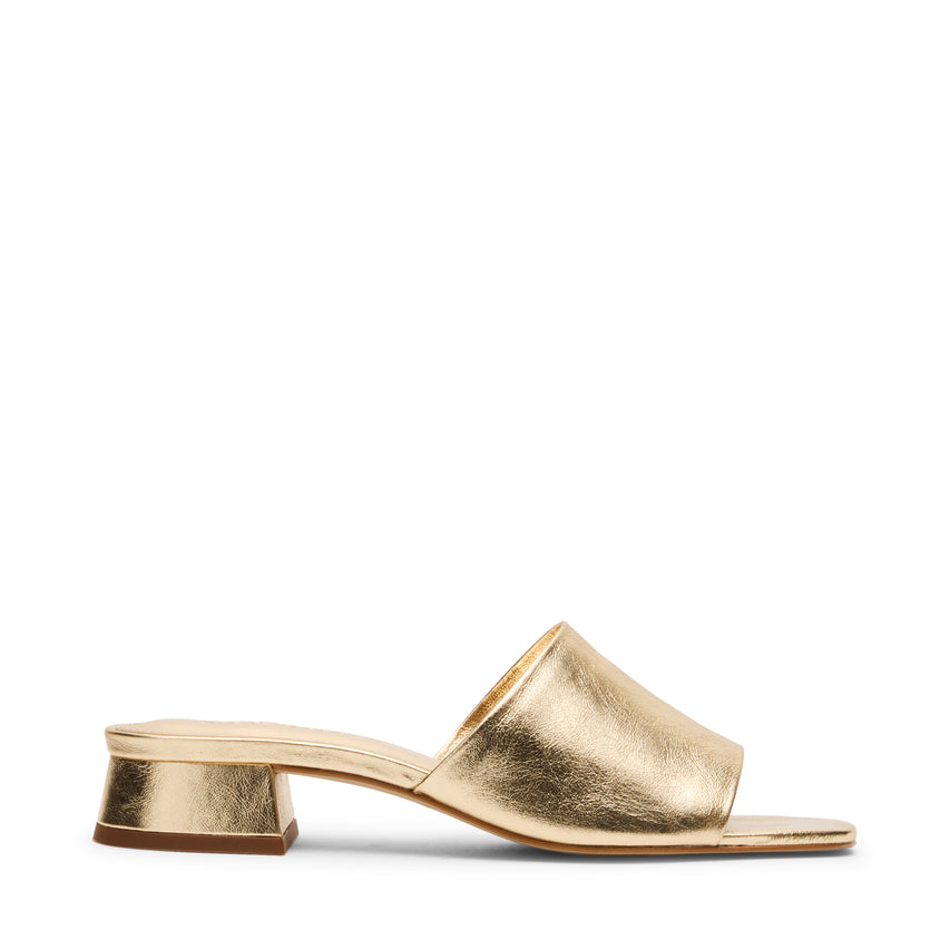 Sandalias Planas Montgomery Doradas