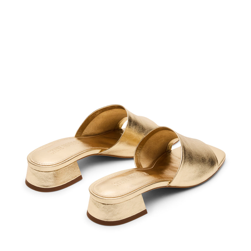 Sandalias Planas Montgomery Doradas