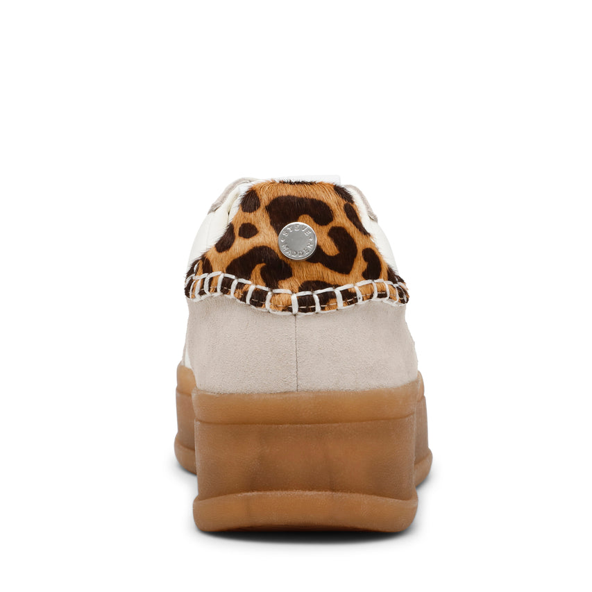 Zapatos Off-Track Blanco y leopardo