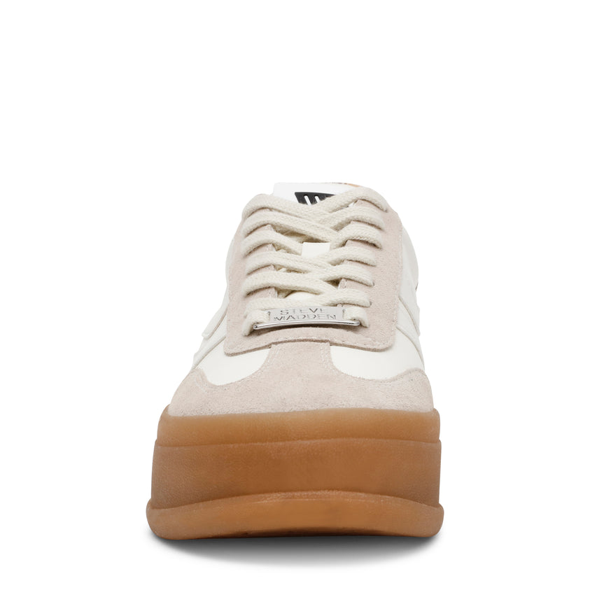 Zapatos Off-Track Blanco y leopardo