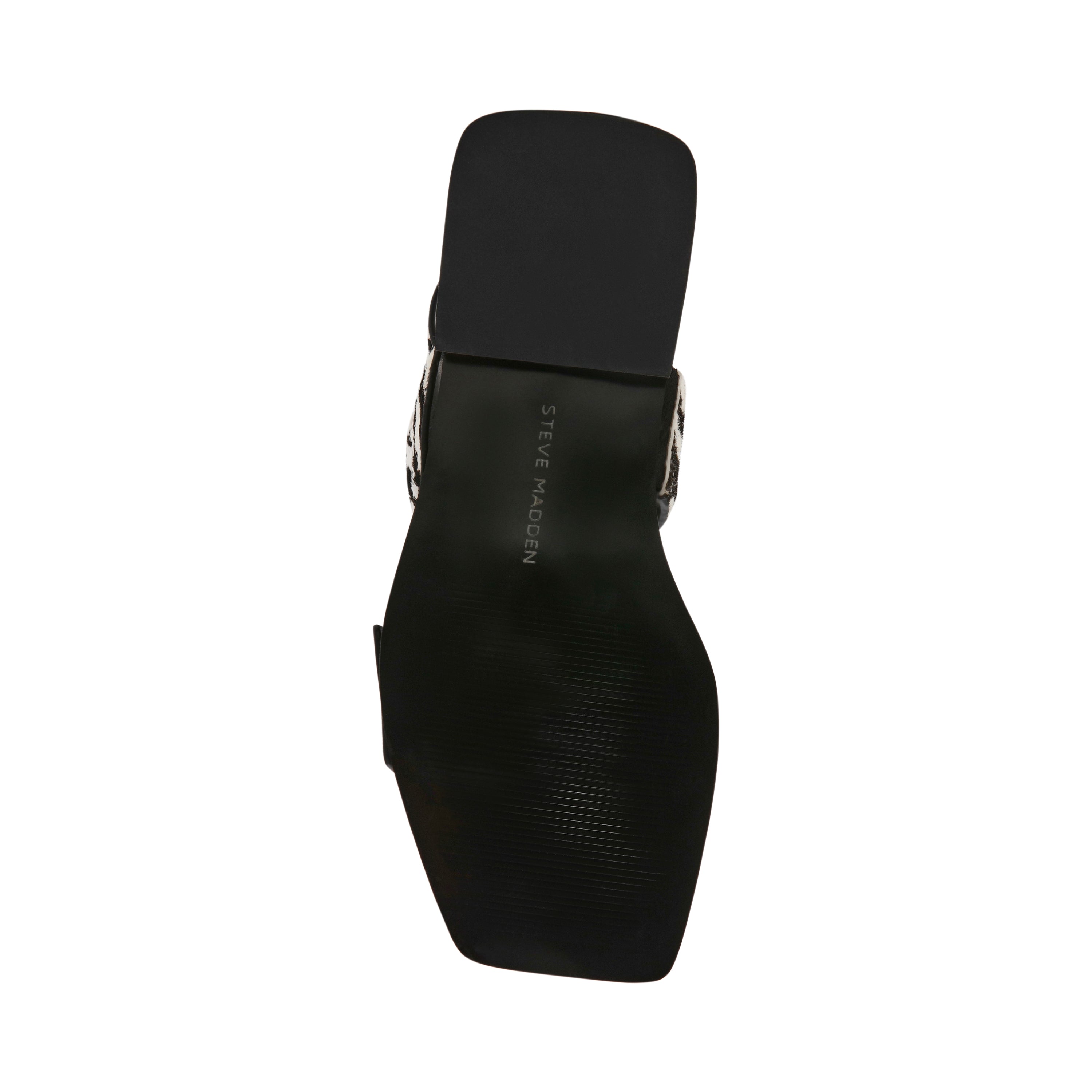 Sandalias planas Saria-L negras con blanco