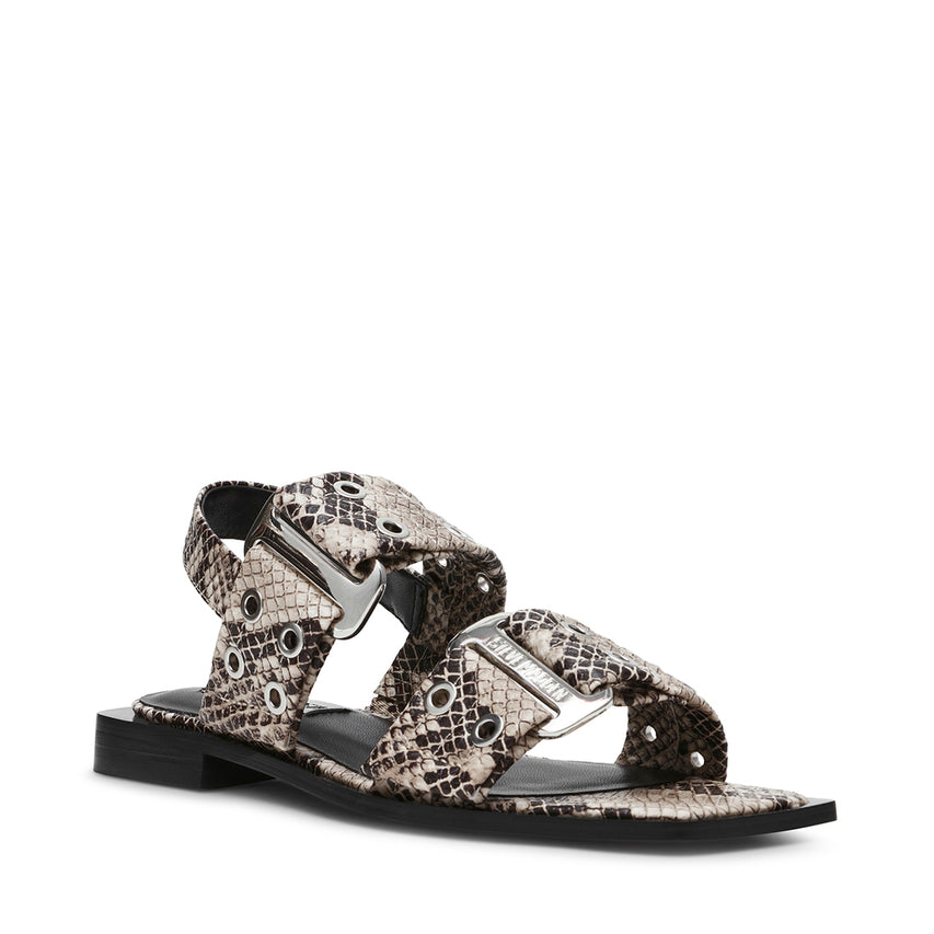 Sandalias Planas Saria Beige
