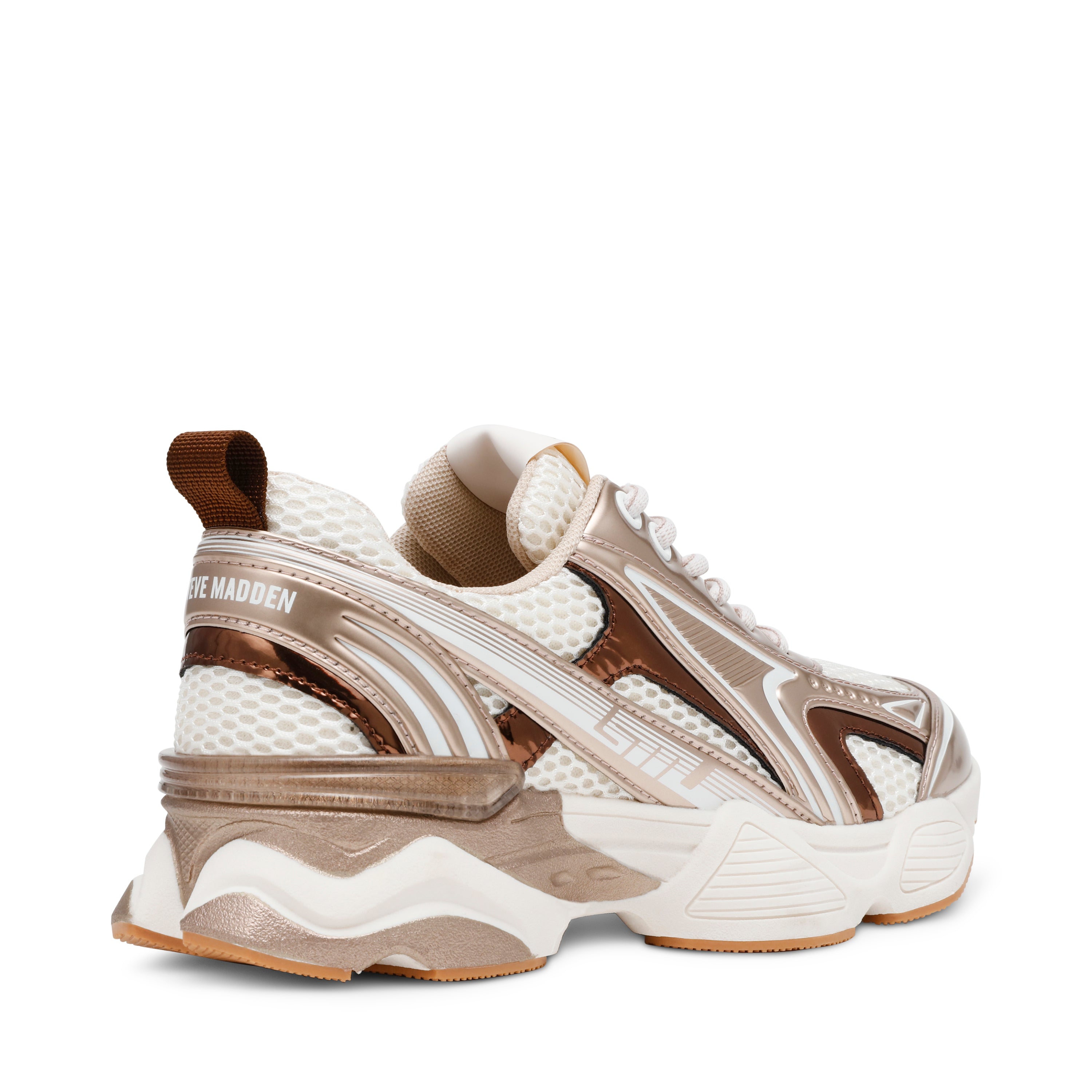 Zapatos Speedster-E Plateados Con Dorado - view 3