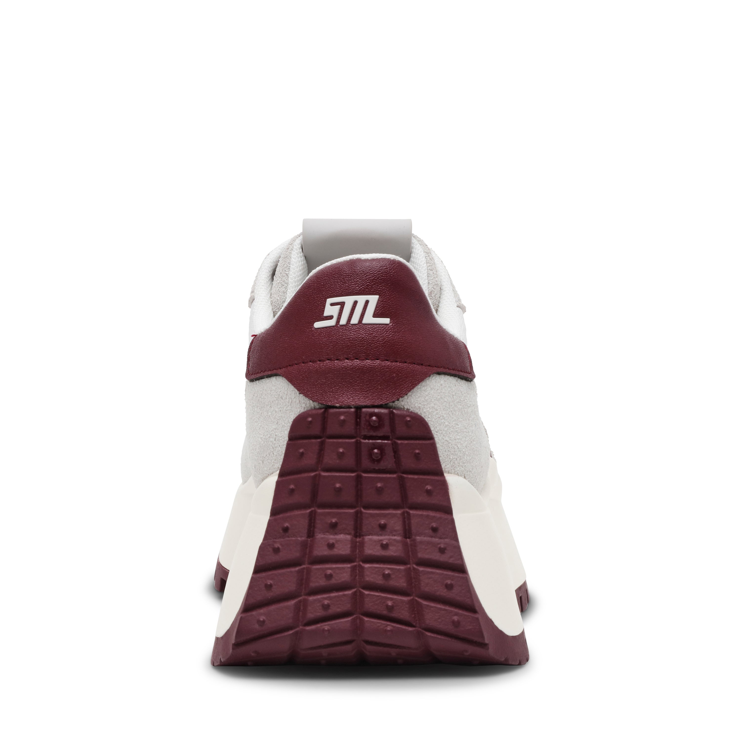 Zapatos Supercampo blancos con vinotinto