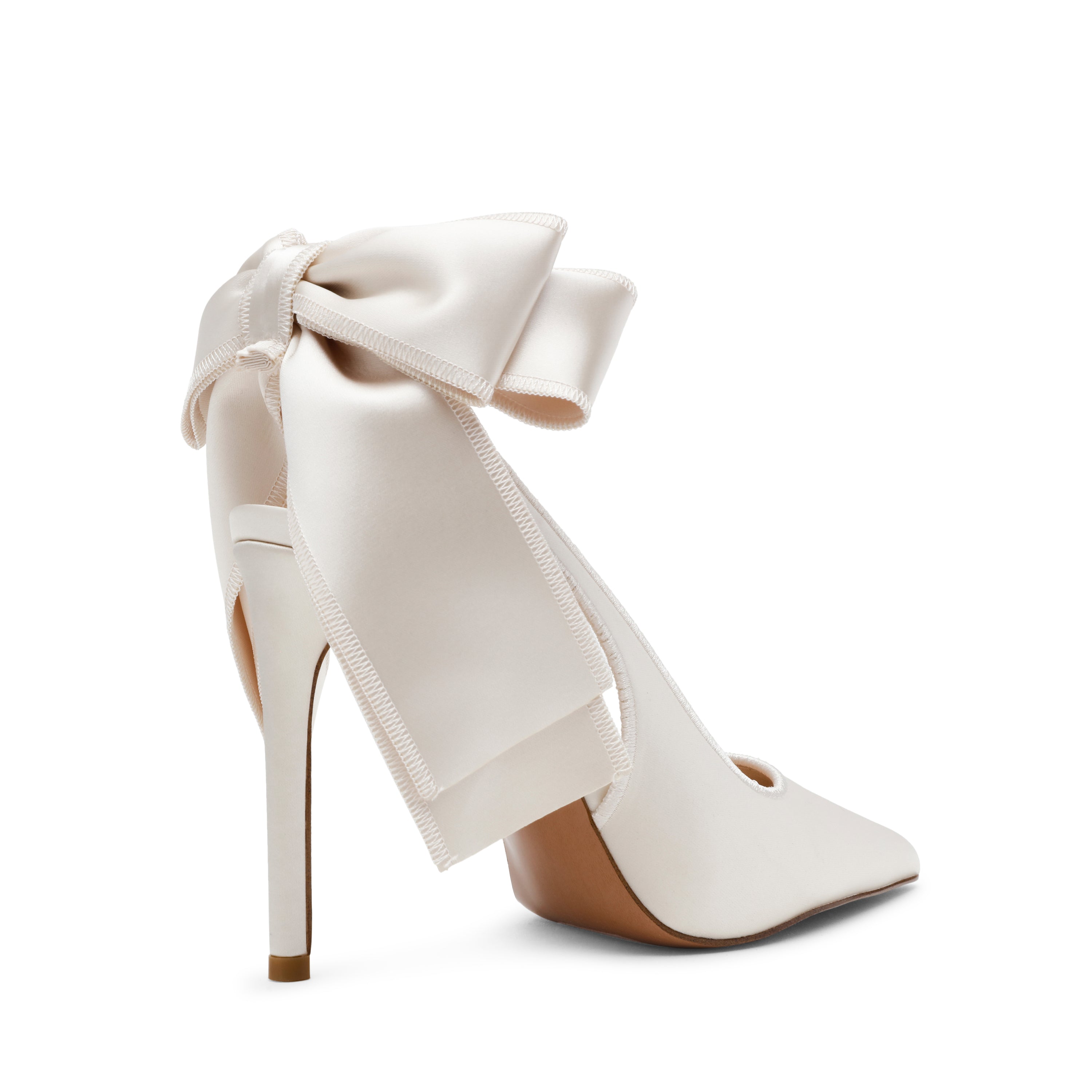 Tacones Stiletto Teacup Hueso