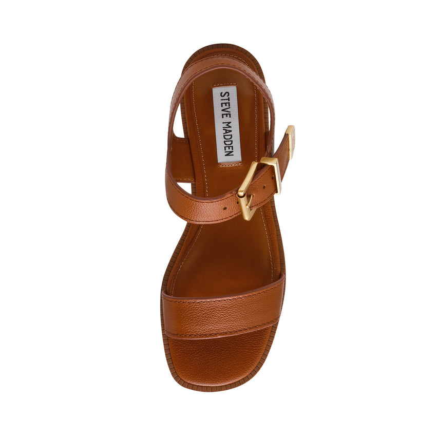 Sandalias planas Islander café