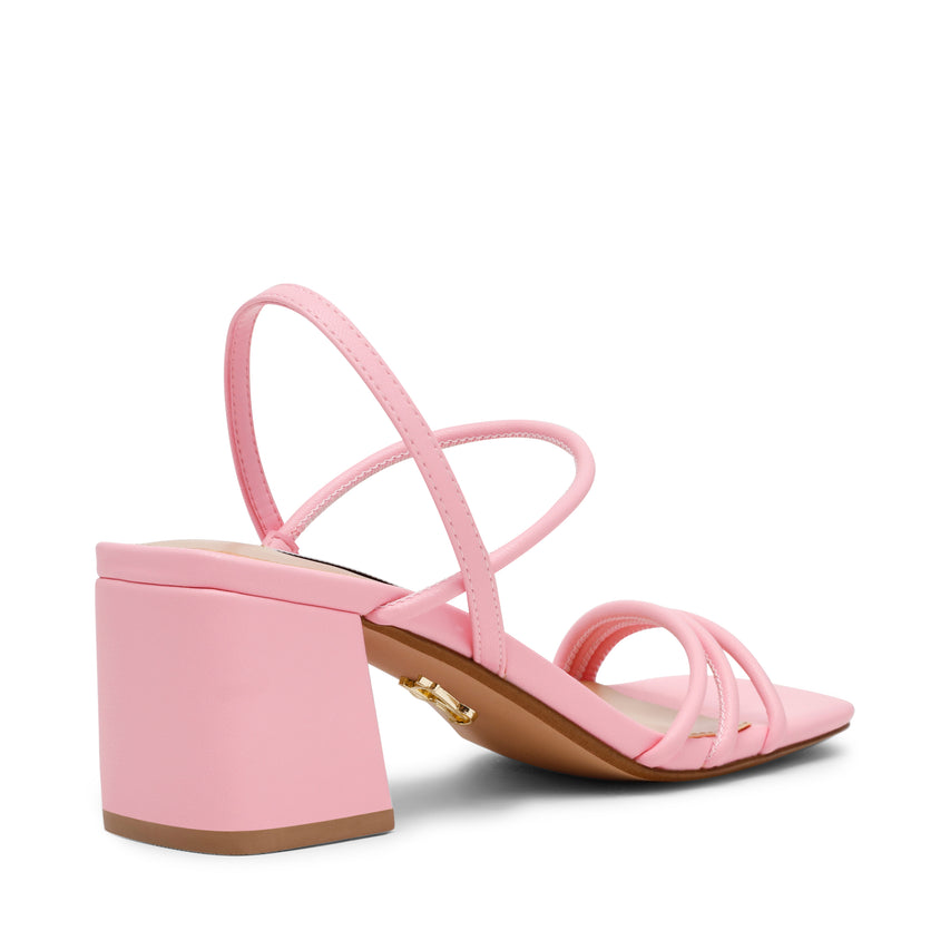 Sandalias de tacón Zellie rosadas