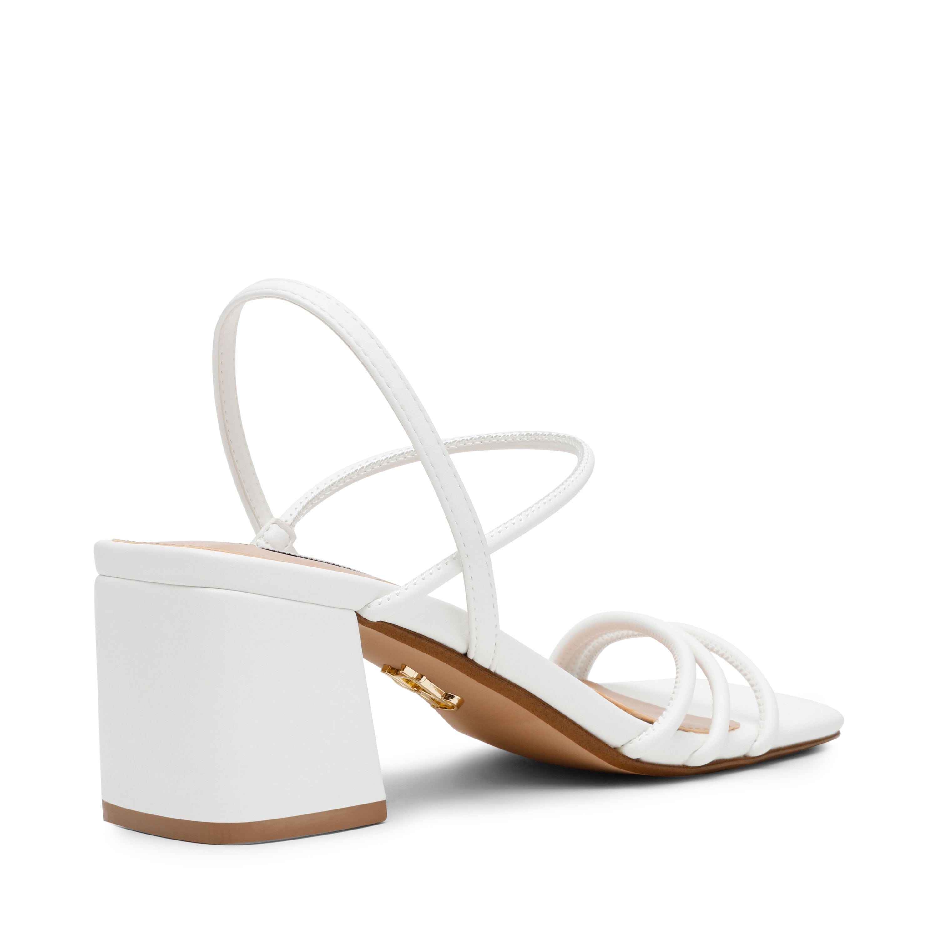 Sandalias De Tacón Zellie Blancas