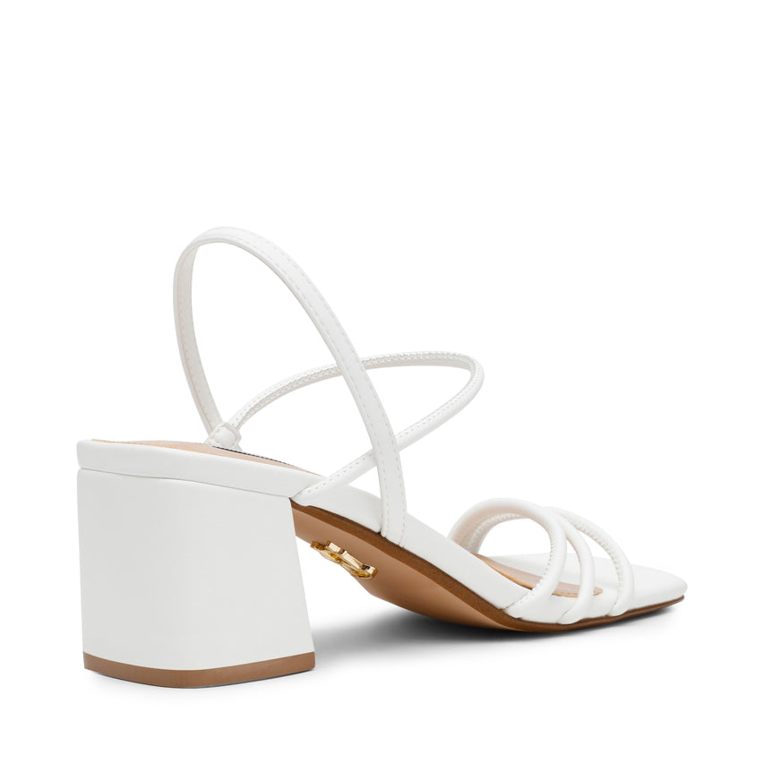 Sandalias De Tacón Zellie Blancas