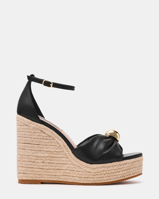 Sandalias de plataforma Taliya Negras